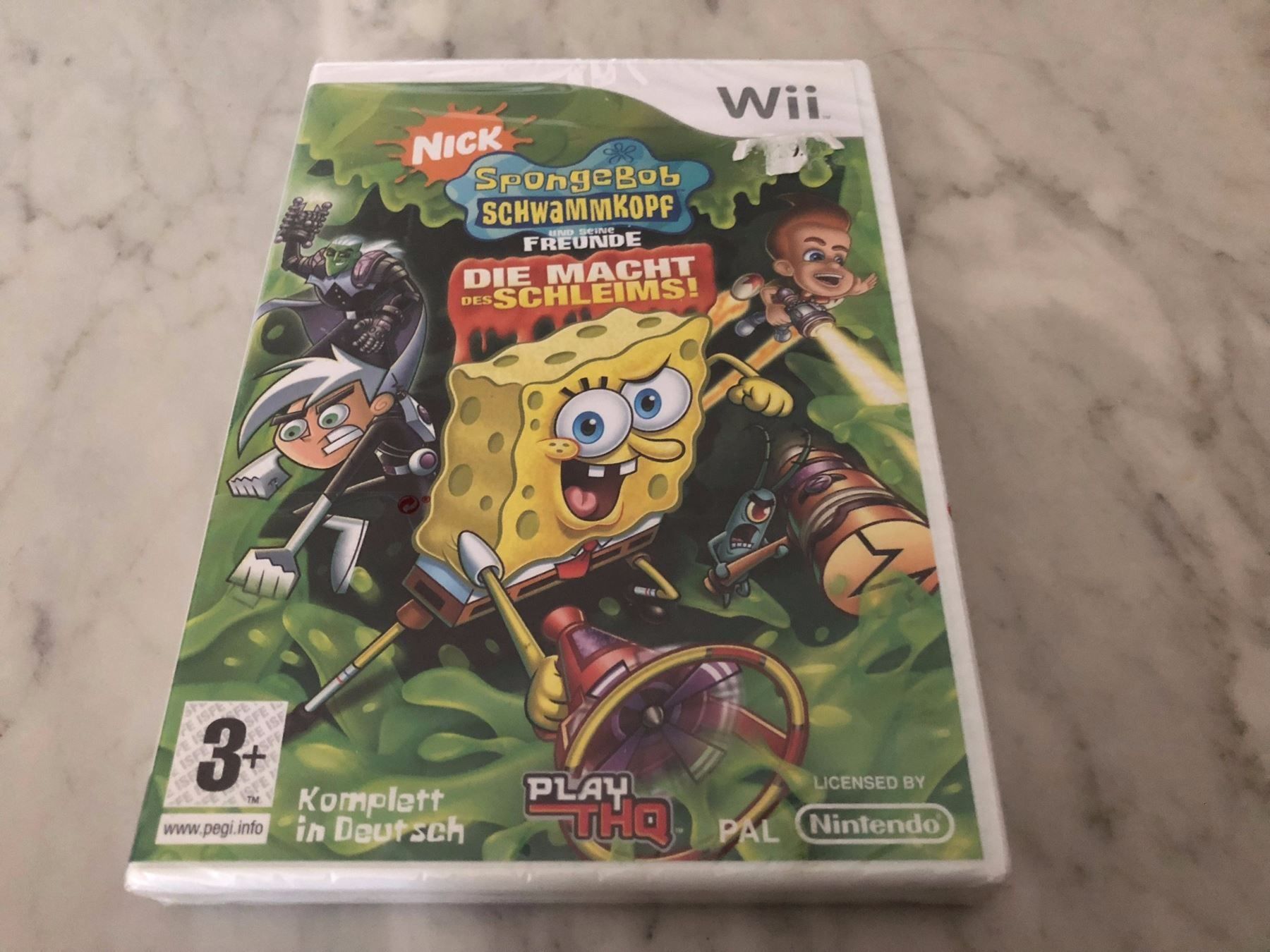 Nintendo Giochi: SPONGEBOB  DIE MACHT DES SCHLEIMS – Nuovo e nell'imballaggio originale da hägendorf venduto da twilightprincess