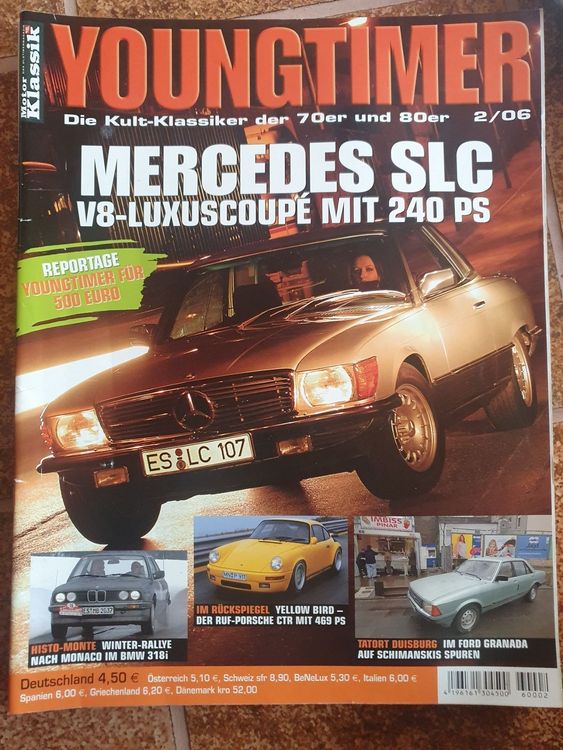 MERCEDES SLC V8 RUF PORSCHE CTR AUDI 90 BMW 518 528 GMC SIER