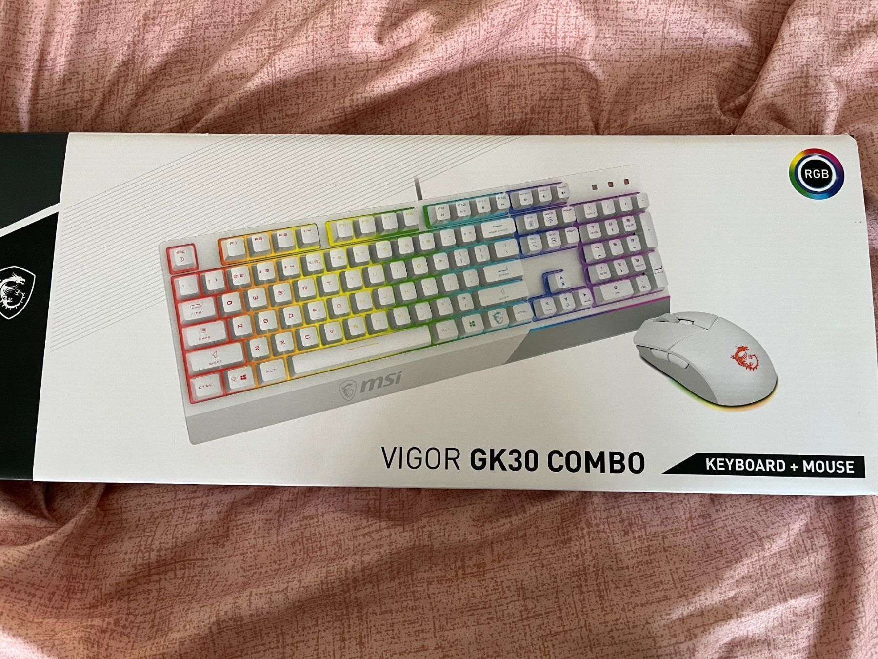 MSI Tastiere: Clavier + souris MSI VIGOR GK30 COMBO – Usato da Court venduto da Style_ambre 2