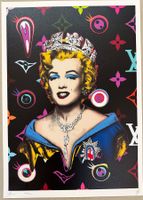 Death: Vuitton Monroe Queen, Street POP Art,  signiert