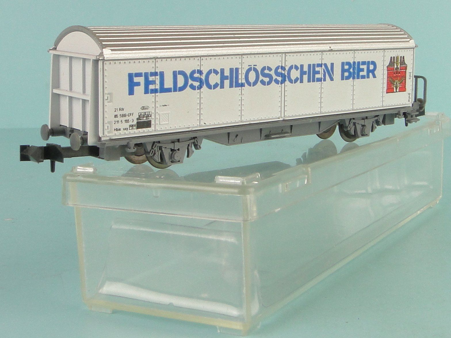 Fleischmann Modellini di ferrovie: Roco Spur N, Feldschlösschen Hbis – Usato da Bülach venduto da Albitrain