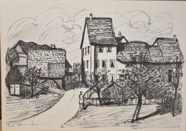 Lithographie Signiert Zbinden