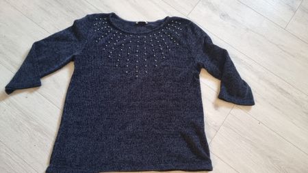 Orsay Damenpullover Gr. 38 mit Nieten