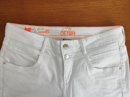 Weisse Jeans, Grösse: 30/26, Neu, nie getragen