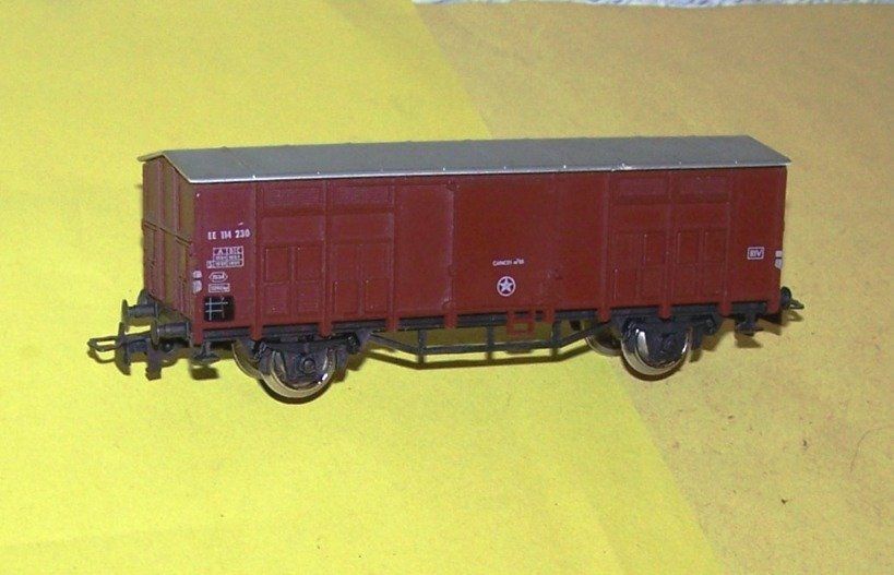 Roco Modelleisenbahnen: Roco H0 4300 Spitzdach Güterwagen EE der FS – Gebraucht aus Brüttisellen von Rentner44zh 1