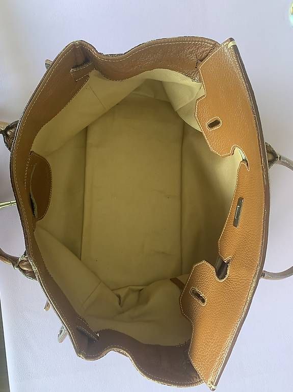 Borse da donna: Borsa marrone in pelle  – Usato da Bigorio venduto da Rubyrudy 3