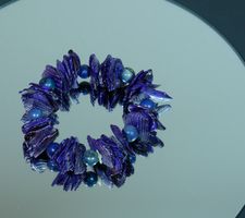 Bracelet extensible bleu roi