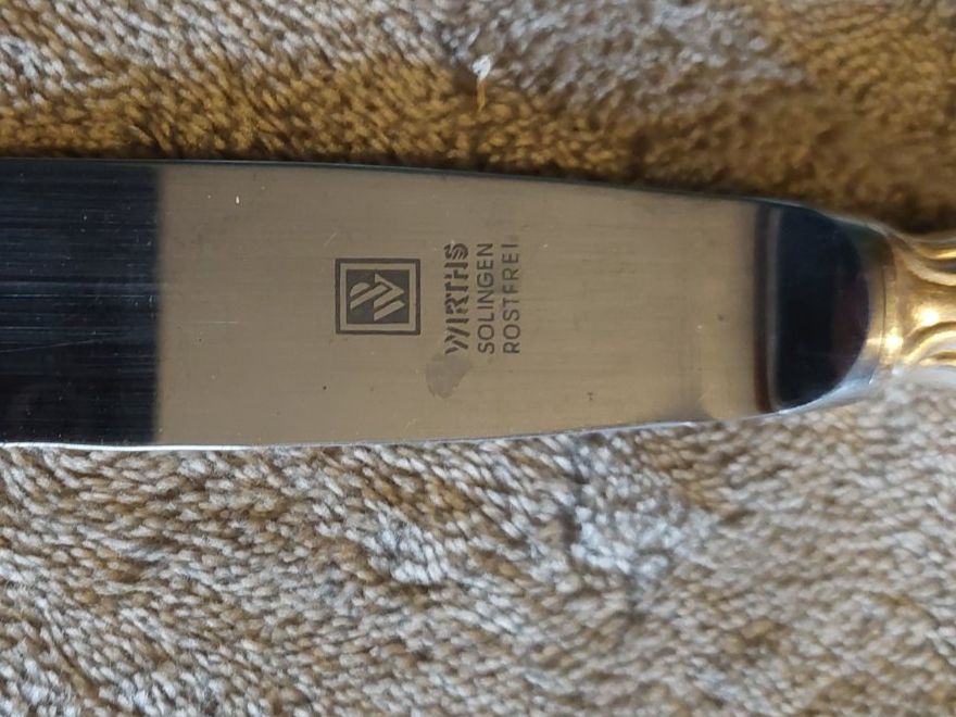 Besteck: Sechs antike wunderschöne Messer von WIRTHS punziert 100 – Gebraucht aus Otelfingen von silver-moon 2