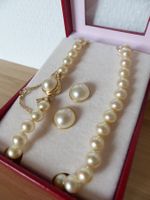 Original Majorica Set Kette und Ohrstecker inkl. OVP