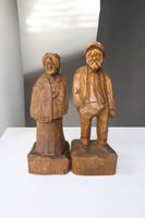 Vintage Delbert "Dub" Juby Kanadische Volkskunst Holzfiguren