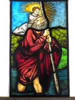 Christophorus Glasgemälde