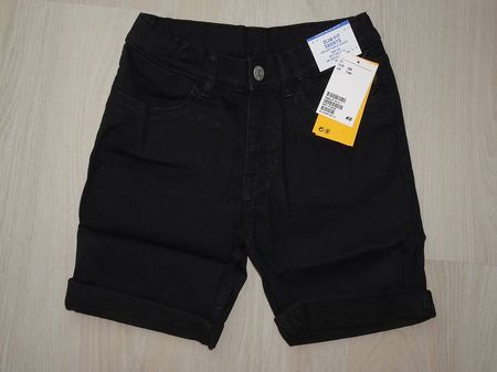 Kurze Hose Jeansshorts  schwarz Gr.128 neu!