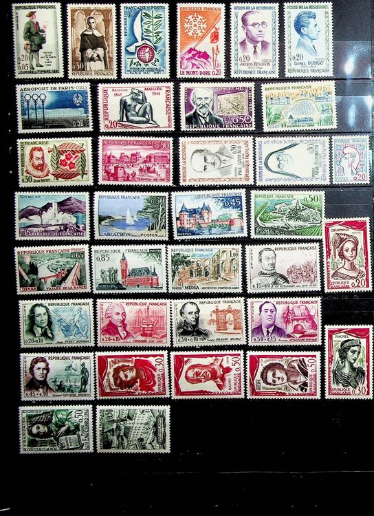 Lot De 11 Timbres Neufs France ** - 1960-1961 - Sans Charnière - Multicolore
