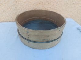 Mehlsieb/Getreidesieb aus Holz, Durchmesser 34cm