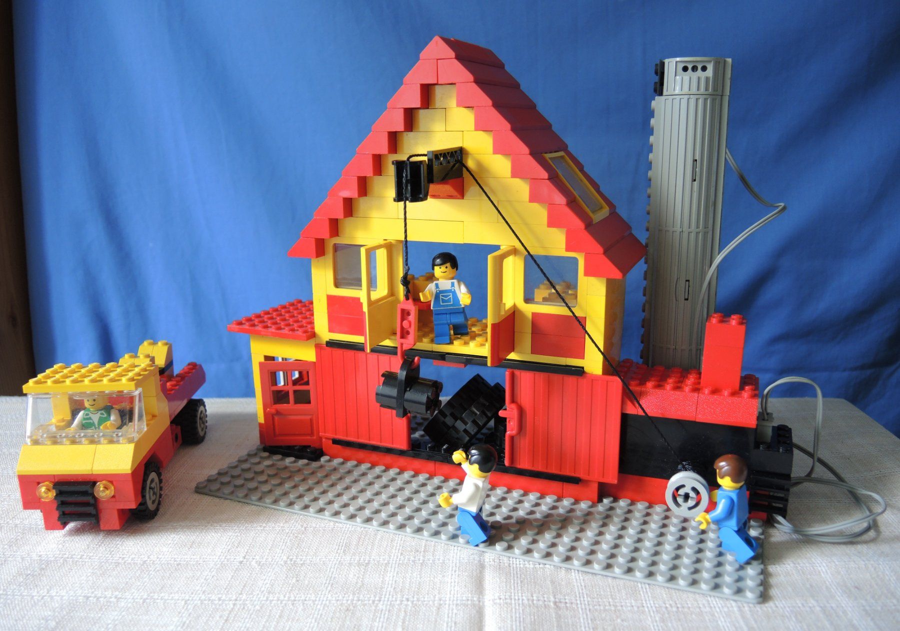 Lego Giocattoli: BASIC Building Set 740 (1985) komplett mit Motor 4.5 V – Usato da Burgdorf venduto da ursla50 1