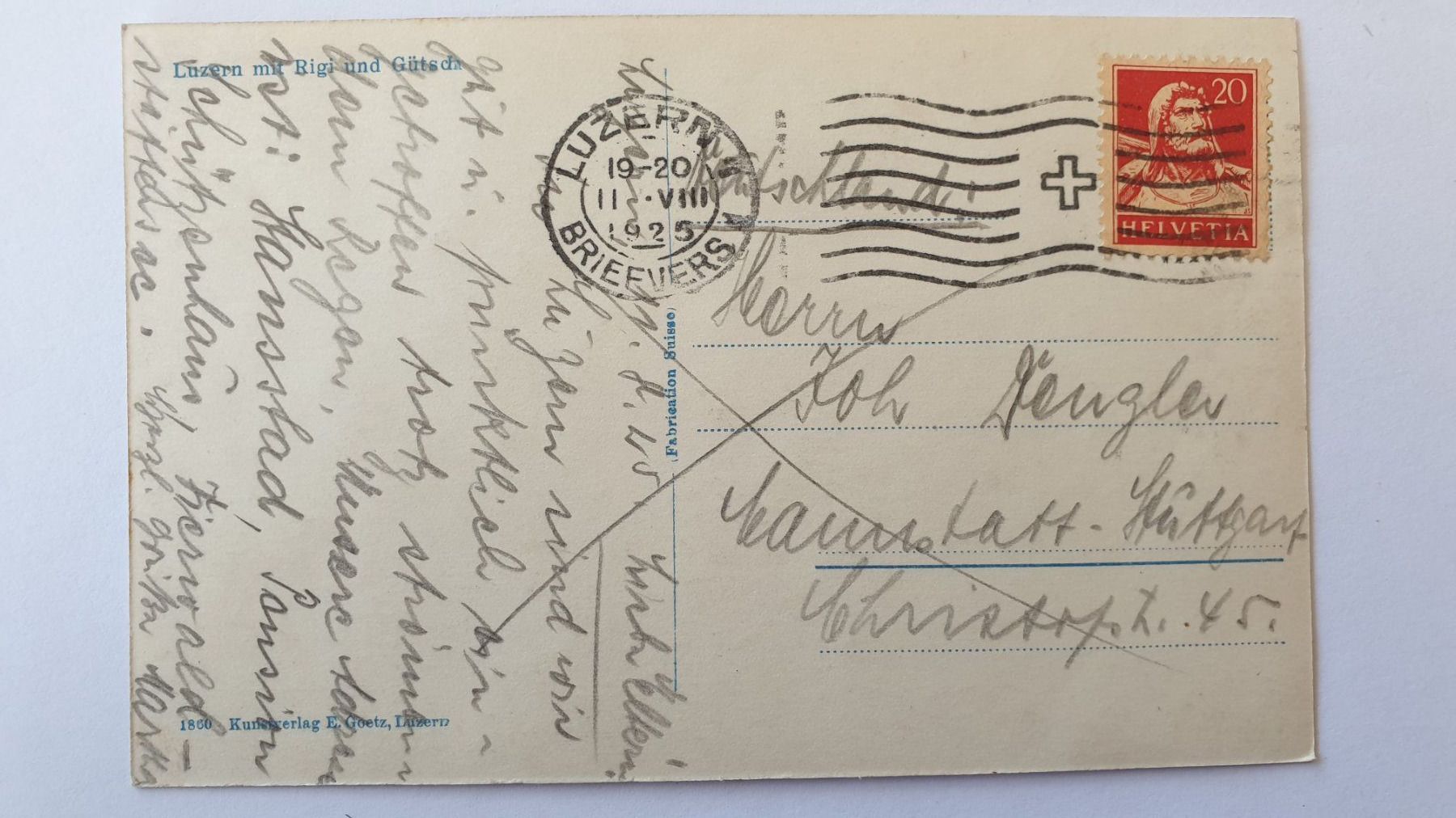 Cartoline postali: Luzern. 2 Ansichtskarten. – Usato da Goldach venduto da armando_r 5