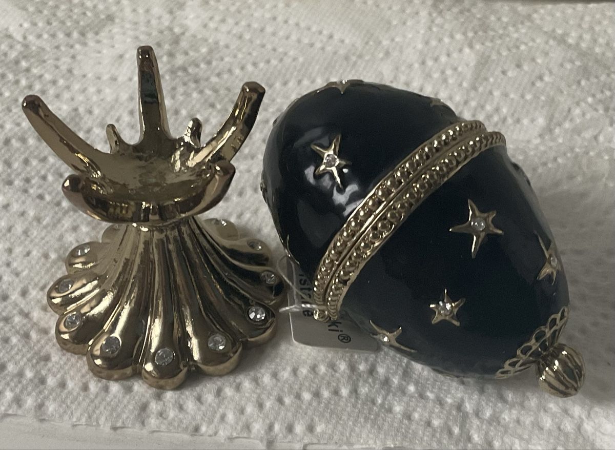 Franklin Mint Statuette: FRANKLIN MINT EI MIT SWAROVSKI STEINEN – Usato da Adlikon b.Regensdorf venduto da Crystaldragon09 4