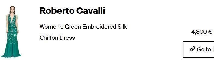 Roberto Cavalli Vestiti: Roberto Cavalli .40 170/92A Kleid / robe – Usato da Collonges venduto da Auganien 1