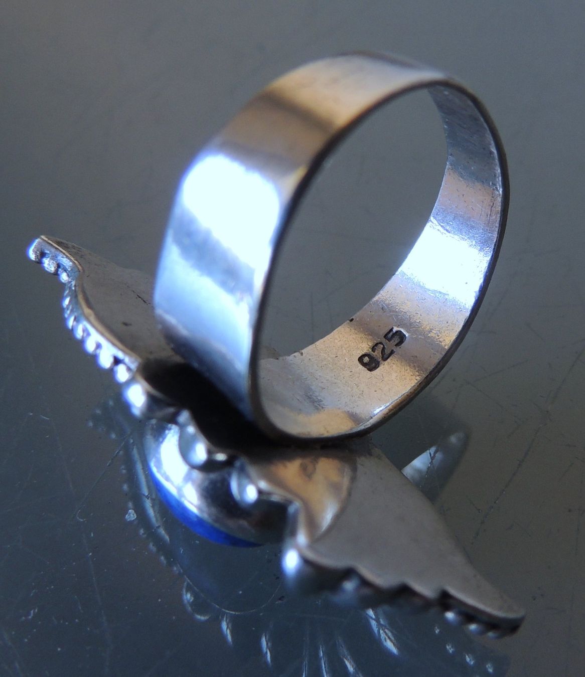 Ringe: Lapislazuli Silber 925 Fingerring Gr. 58 – Gebraucht aus Waldenburg von schaller707 4