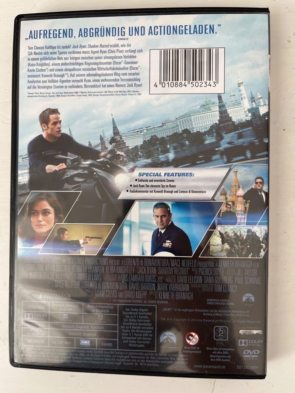 Alle DVDs: Jack Ryan: Shadow Recruit (2014), DVD – Neu (gemäss Beschreibung) aus Sierre von black.box 1