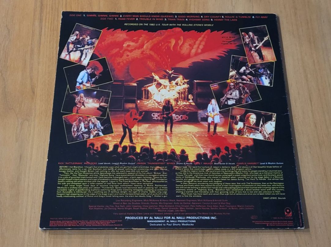 Dischi in vinile: LP  Blackfoot – Usato da Martigny venduto da MZ-67 1