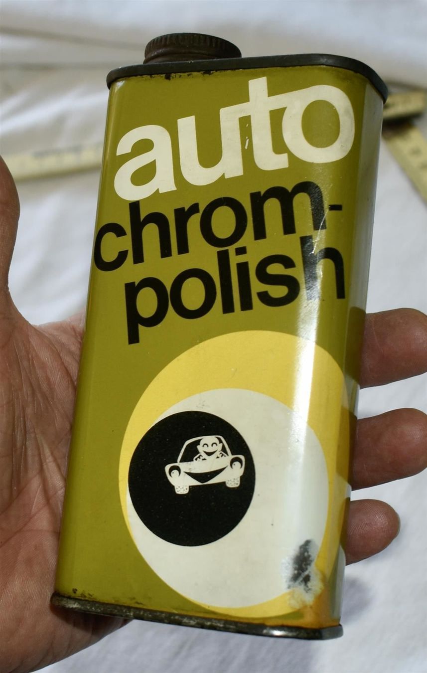 Barattoli: VINTAGE auto chrom polish BLECHDOSE – Usato da Pfaffhausen venduto da mono_rec