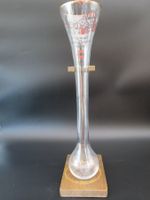 Kugelglas mit Holzständer von Heineken (Pokal)