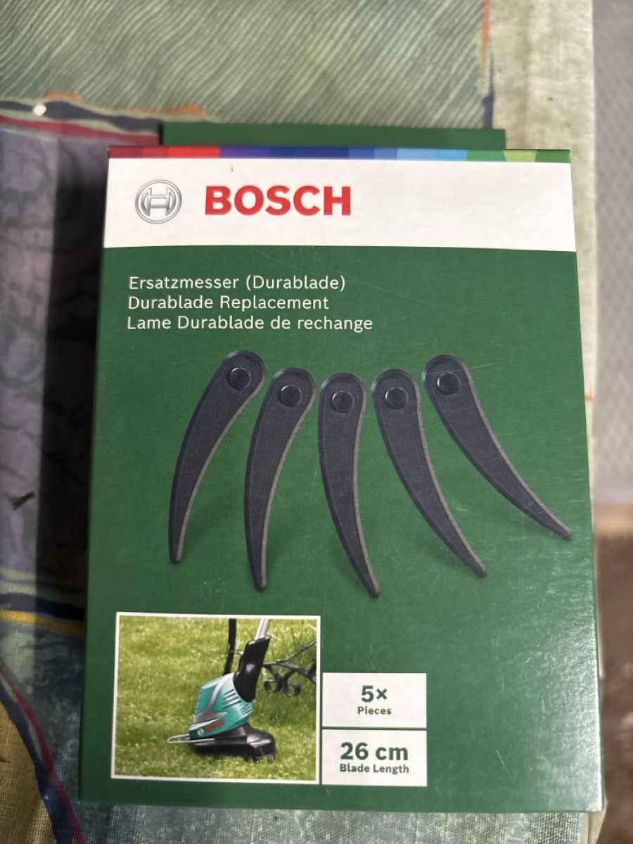 Bosch Tagliaerba: Lame Durablade Bosch – Nuovo e nell'imballaggio originale da Moutier venduto da sandrinesmb