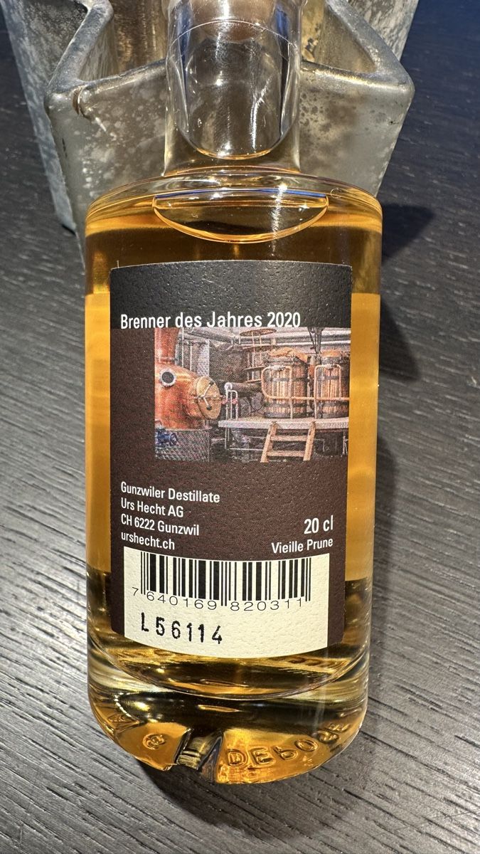 Bevande alcoliche: Vieille Prune - Urs Hecht - 20cl – Nuovo e nell'imballaggio originale da Altendorf venduto da pebi77 2