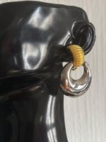 Boucles d'oreilles clips vintage argenté/doré, parfaites!