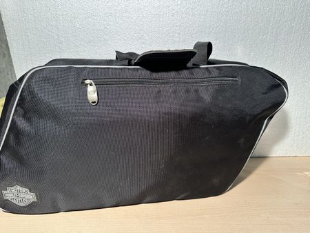 Sac de voyage Harley-Davidson noir et gris argenté