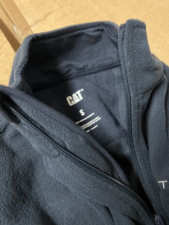 CAT Fleece Jacke, Neu mit Etikett, Grösse S, Schwarz!