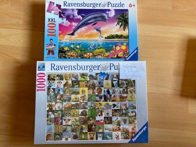 Ravensburger Puzzles: 2 puzzles 100 et 1000 pces – Gebraucht aus Vauderens von lau260962