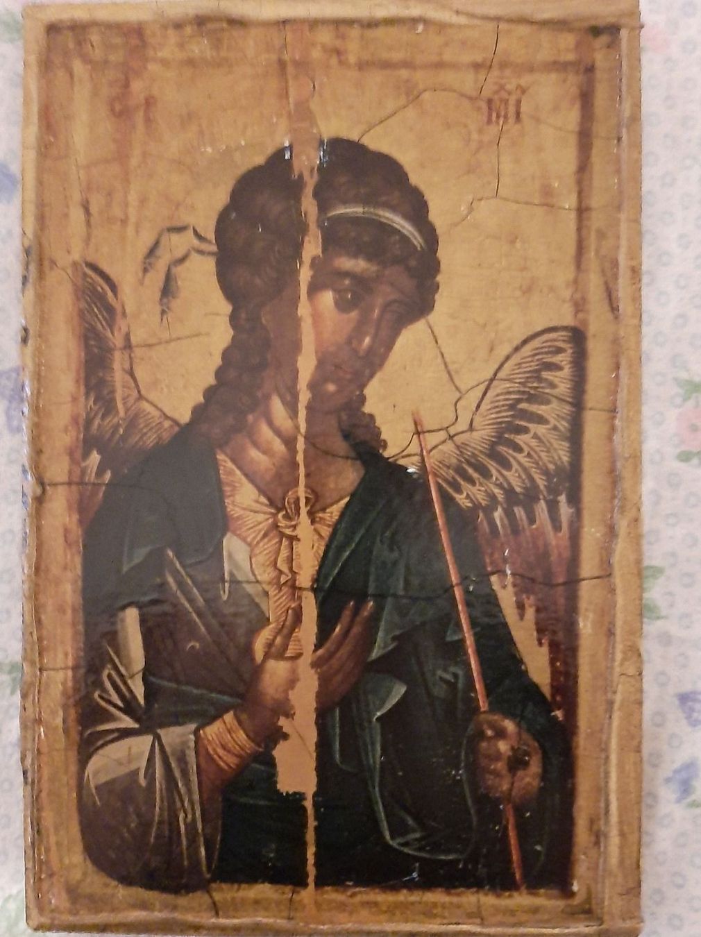 Gemälde: IKONE- DER ERZENGEL MICHAEL. – Gebraucht aus Buchs AG von Cuescu