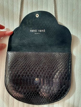 Sac-pochette en cuir de la marque René René
