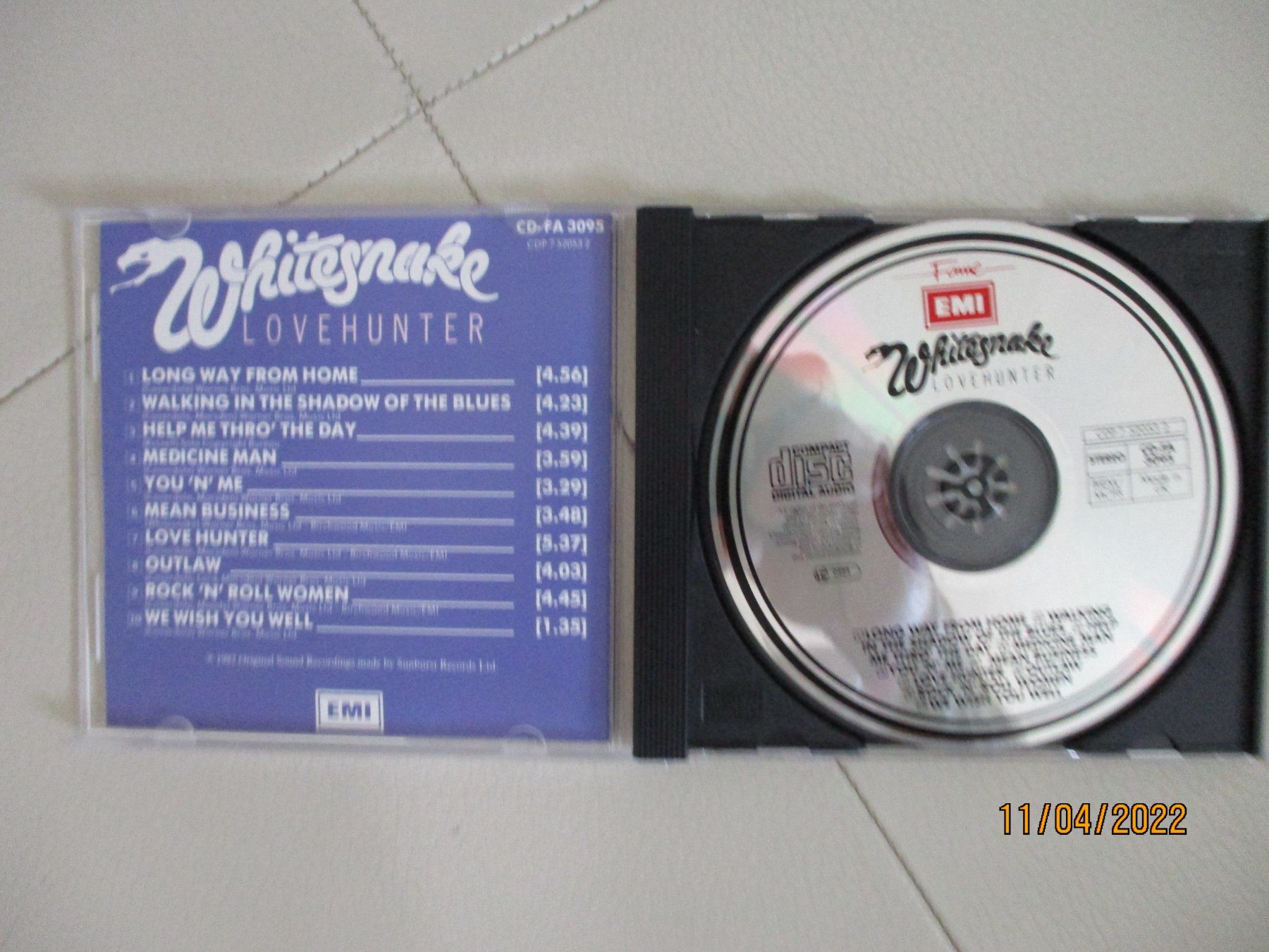 CD: Whitesnake  --  Lovehunter – Usato da Liestal venduto da Disc-Point 1