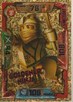 NINJAGO TRADING CARD SERIE 1 # LE5 LIMITED ED GOLDENER NINJA