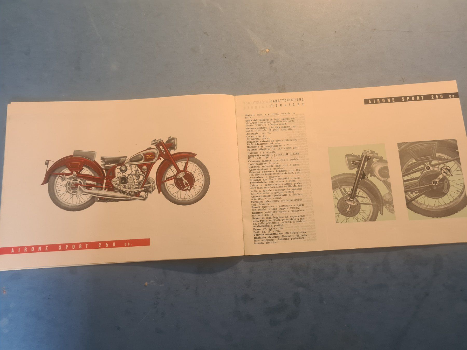 Moto Guzzi Documenti: MOTO GUZZI BROCHURE VINTAGE COLLECTION – Usato da Bellevue venduto da BURGOLMANIA 3