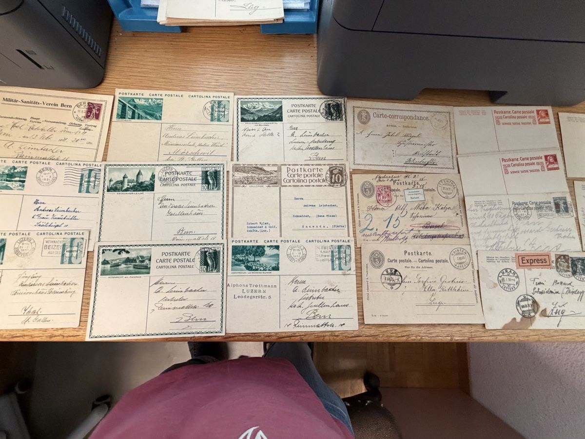 Ansichtskarten: 150 Postkarten Schweiz ab 1900 ca – Gebraucht aus Murgenthal von Tina_4055 3