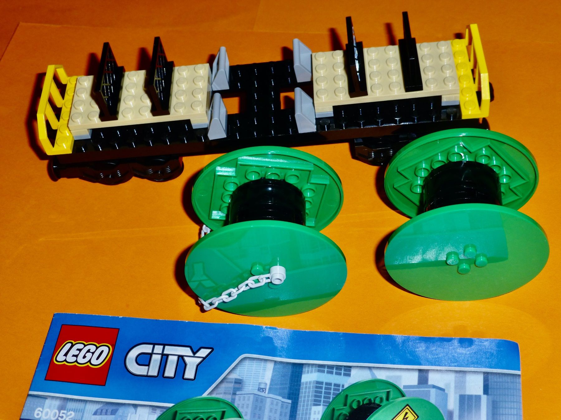 Lego Giocattoli: Lego Eisenbahn / Kabelwaggon aus Set 60052 – Usato da Langnau am Albis venduto da Maugli 2