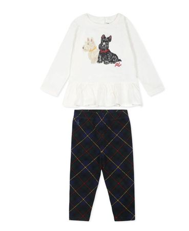 RALPH LAUREN Mädchen-Set 24M (19188)