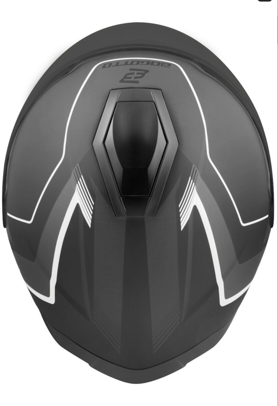 Caschi & visiere: Bogotto V586 BT Jethelm Grösse M Schwarz mit Bluetooth – Nuovo e nell'imballaggio originale da Ebikon venduto da VR11 2