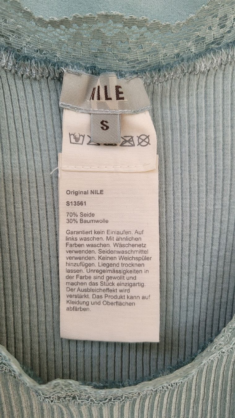 Nile Camicette: Nile edle Bluse & Spitzen-Top, Seide, Grösse S NEU – Nuovo e nell'imballaggio originale da Rüti ZH venduto da Kathleen 9