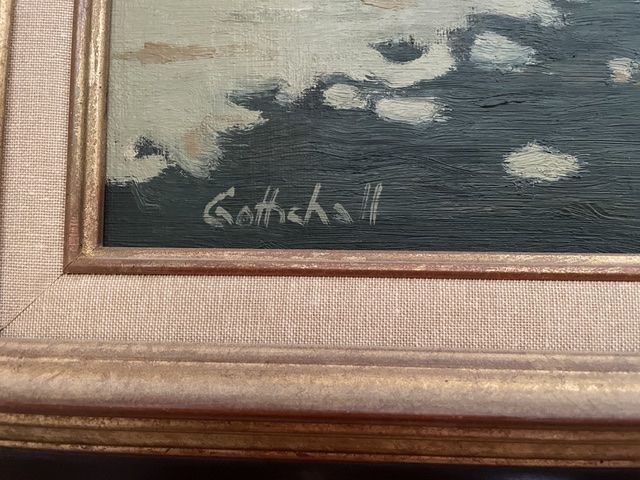 Dipinti: Original Ölbild von René Gottschall – Usato da Bütschwil venduto da Biberli59 4