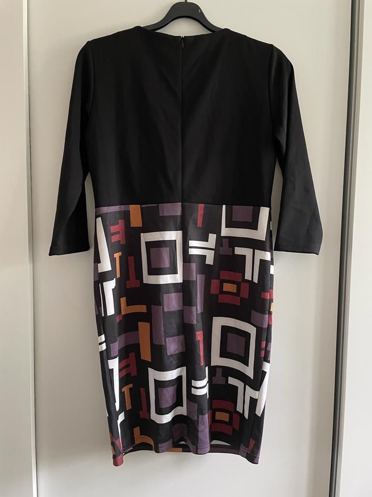 Kleider: Robe noir et multicolore – Gebraucht aus Sion von edelweissse 1