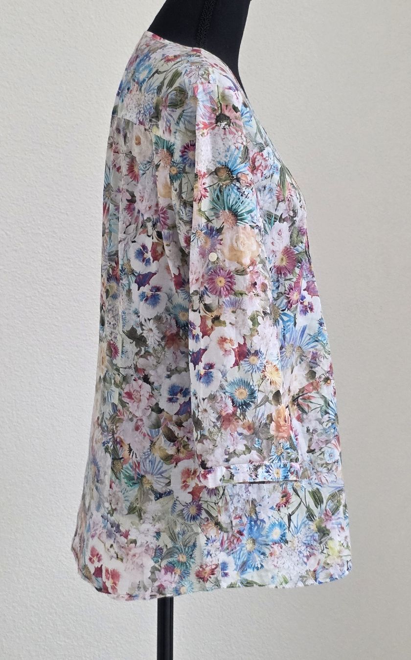 Gerry Weber Chemisiers: Gerry Weber Bluse Blumenmuster Grösse M – Neuf (Voir description) à Rheinsulz par Gilea 2