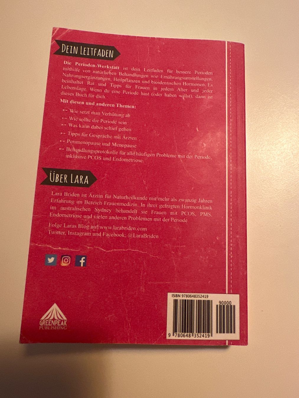 Libri: Die Perioden Werkstatt - Lara Briden – Usato da Schwarzenburg venduto da mezulienka 4