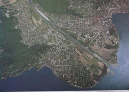 Schulwandbild  Flugbild Locarno /Ascona