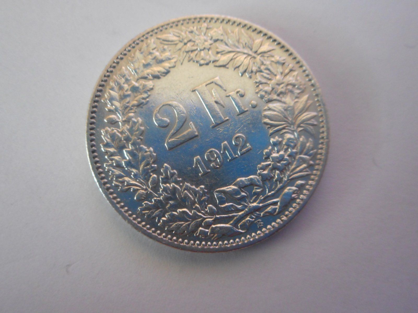Alle Münzen: 2 Fr. 1912 silber  vorz – Gebraucht aus Kriegstetten von pizlad2010 1