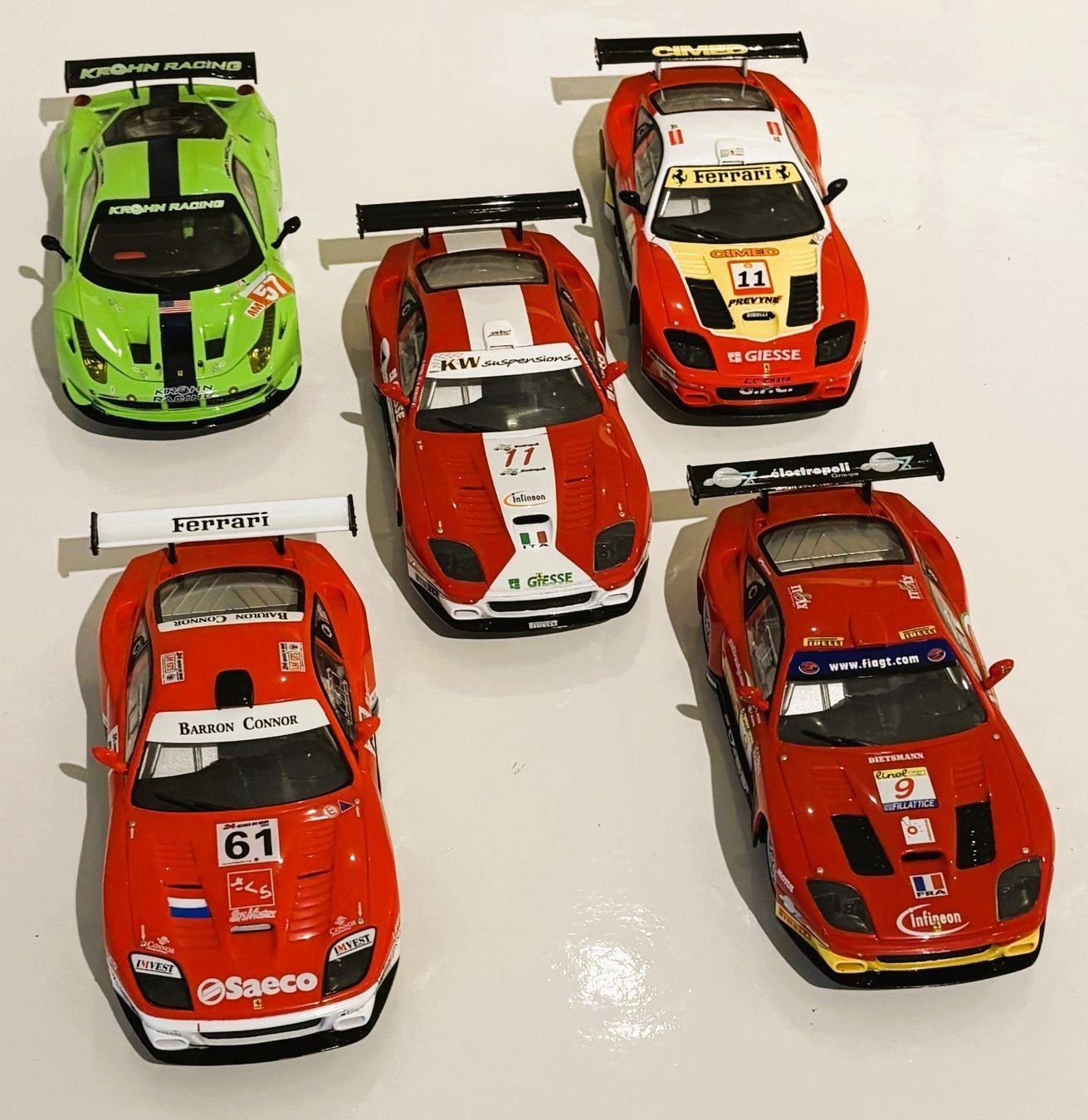 Carrera Modellini d'auto: Carrera Evolution Ferrari 575 & 458 – Usato da Höri venduto da zilchen